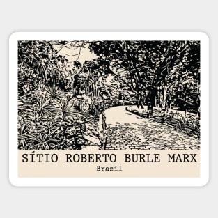 Sítio Roberto Burle Marx - Brazil Magnet